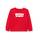 Levi's Baby-Jungen Lvb French Terry Batwing p 6e9078 Sweatshirt, Größe: 8 Jahre, Farbe: Super Red