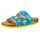 Lico Unisex Kinder Bioline Motru Pantoletten, Größe: 28 EU, Farbe: Blau Gelb