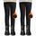 DDOBB 2er Pack Thermo Leggings Mädchen Gefütterte Winter Leggins Mit Fleece Kinder High Waist Thermounterwäsche Dicke Warm Lange Hose für Alltag, Größe: 146-152, Farbe: Schwarz*2