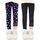 Domee Mädchen Leggings Gefüttert Thermoleggings Winter Warme Hosen 2er-Pack, Größe: 140-146, Farbe: Sterne und Punkte