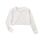 Yealoo Bolero Mädchen Lange Ärmel Strickjacke Kinder Bolerojacke Schulterjacke Kommunionkleid Baumwolle mit Schleife, Größe: 4-5 Jahre, Farbe: Elfenbein