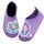 Kyopp Hausschuhe Kinder Mädchen Barfussschuhe Kindergarten Slippers Jungen Rutschfest Pantoffeln für Atmungsaktive Weich Lauflernschuhe Kleinkinder Schuhe, Größe: 22/23 EU, Farbe: Meerjungfrau Violett