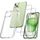 UniqueMe für iPhone 15 Hülle, Handyhülle für iPhone 15 Case Rundumschutz Schutzhülle Cover, 1 Handyhülle & 2 Schutzfolie - Transparent, Größe: iPhone 15 (6.1 Zoll), Farbe: Transparent
