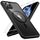 TAURI für iPhone 11 Pro Max Hülle 6,5" mit Panzer Schutz Glas Folie, Kompatibel mit MagSafe, Schutz nach Militärstandard, [Anti-Vergilbung] Stossfest Magnetisch Handyhülle - Schwarz, Größe: iPhone 11 Pro Max (6,5''), Farbe: Magnetisch-Schwarz