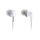 Panasonic RP-HJE125E-W In-Ohr-Kopfhörer - Drei Paar Pass-Stücke, 10-24.000 Hz, 1,1 m Kabel, weiss, Größe: 1,1 m Kabellänge, Farbe: Weiß