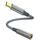 USB-C-auf-Aux-Audio-Dongle-Kabel, Typ C auf 3,5-mm-Buchse, Kopfhöreranschluss-Adapter für iPhone 16 Pro Max/16 Pro, 15 Pro Max/15 Pro/15 Plus, Samsung Galaxy S23/S22/S21 Ultra, Pixel, iPad Pro, Farbe: Eine Packung, Grau