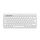 Logitech Pebble Keys 2 K380s, kabellose Multi-Device Bluetooth-Tastatur mit anpassbaren Sondertasten, schlank und mobil, Easy-Switch - Windows, macOS, iPadOS, Android, ChromeOS, Deutsches QWERTZ,Weiss, Mustername:: K380S, Farbe: Weiß