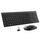 iClever Kabellos Tastatur Maus Set, Wiederaufladbare Kabellose Tastatur und Maus, QWERTZ Layout (Deutsch), Ultra Thin für Computer/Desktop/PC/Laptop/Windows 10/8/7, Weiss und Silber, Farbe: Black