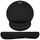 GIM Mauspad Gelkissen Mousepad mit Handauflage Ergonomisches Mauspad Tastatur Handgelenkauflage Gelkissen Mausunterlage für Computer und Laptop, Farbe: black