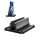 VAYDEER Vertikaler Laptop Ständer Platzsparender 3in1 Vertical Stander Laptopständer zum Vertikalen Positionieren Kompatibel für MacBook Air, MacBook Pro, iPad, Tablets Notebook bis 17,3" Schwarz, Farbe: Black / Schwarz