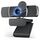 YIMONA 2K Full HD Webcam, mit Objektivabdeckung 30fps, 85° Weitwinkel, USB, Dual Mikrofon, Fester Fokus, Belichtungskorrektur, Rauschunterdrückung, kompatibel mit Windows, Mac OS, Linux und mehr, Farbe: 2K-Schwarz