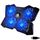 KLIM® Wind Laptop Kühler - Mehr als 500 000 verkaufte Einheiten - NEU - Leistungsstark - Schneller Kühlvorgang - 4 Lüfter PC Notebook PS4 Belüfteter Laptop Ständer - Blau, Farbe: Blau