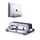 UGREEN Vertikaler Laptop Ständer Aluminium 2 Slot Vertikal Stand Vertikaler MacBook Ständer Platzsparende Halterung für MacBook Pro/Air, iPad, Huawei, Surface, Dell, HP und andere, Größe: 2 slots, Farbe: Purpurgrau
