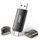 1 Stück USB Stick 128GB 3.1 USB C Stick 2 in 1 USB 3.1 Flash Drive OTG Speicherstick High Speed Flash Laufwerk Mini Flash Drive Kompatibel mit Android Handy Linux Laptop Schwarz, Größe: 128GB(USB 3.1), Farbe: 1 Pack 3.1