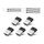 Mini USB 32 GB 5 stück, Vansuny Ultra Mini USB Stick 2.0 Speicherstick 32GB, Externer Speicher USB Flash Drive Memory Stick mit Lanyard tragbar für Auto/Desktop/Laptop(Schwarz), Größe: 32G, Farbe: 5 Pack