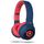 PowerLocus Kinderkopfhörer Bluetooth, Kinder Kopfhörer Over-Ear mit 85db Lautstärkebegrenzung LED-licht Faltbare HD Stereo Kopfhörer Kabellose und Kabel, eingebautes Mikrofon für Handy, Tablet,PC,TV, Farbe: Blau/Rot-N