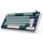 RK ROYAL KLUDGE R75 Mechanische Tastatur Kabellos 75%, Gasket Gaming Tastatur 75 Prozent TKL mit Knopf QWERTZ RGB Bluetooth/2.4G/USB-C PBT Tastenkappen QMK/VIA, Hot Swap Linearer Creamy Switches, Farbe: Blau