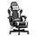 Riftracer Gaming Stuhl – Ergonomischer Gamer Sessel mit Fussstütze, Kopfstütze und Lordosenstütze, höhenverstellbar, gepolstert, Tragkraft 100 kg, Schwarz, Größe: Kleine, Farbe: Hellschwarz
