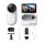 Insta360 GO 3S Fahrrad-POV-Bundle 128 GB Weiss - Tragbare 4K Mini-Kamera, Freihand-POVs, Überall anbringbar, Stabilisierung, 140 min Akku, 10 m wasserdicht, KI-Bearbeitung, Apple Find My, Stil: Fahrrad-POV-Bundle, Farbe: Weiß
