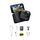 Insta360 GO Ultra Must-Have-Bundle Nachtschwarz- freihändige 4K Mini-Cam, leicht & mobil, top bei wenig Licht, überall anbringbar, FlowState-Stabilisierung, 10 m wasserdicht, Fahrrad- und Lauf-Cam, Stil: Must-Have-Bundle - 128GB microSD Karte, Farbe: Nachtschwarz