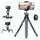 Lamicall Handy Stativ, Mini Stativ Halter - Flexible Handy Halterung Tripod für Smartphone & Kamera, 360° Pocket Tripod mit Kabellose Fernbedienung, Handystativ für iPhone 17/16/15, für GoPro, Samsung, Größe: Standard - 3 IN 1, Farbe: Grau