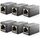 deleyCON 6 Stück RJ45 Kupplung (1000 Mbit) Gigabit LAN Kabel Verlängerung Netzwerkkabel Ethernet Adapter Verbinder Kompatibel zu Cat8, Cat7, Cat6, Cat5 Patchkabel DSL POE 2X RJ45 Buchse - Schwarz, Größe: 4 Stück, Farbe: Weiß