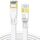 DDMALL CAT8 Kabel 30m, Hochgeschwindigkeit 40Gbps 2000MHz CAT8 Flaches Patchkabel, Gigabit Internet LAN Netzwerkkabel mit Vergoldetem RJ45 Stecker für Gaming, Modem, Router (30 Meter/Weiss), Größe: 30m, Stückzahl: 1, Farbe: Weiß