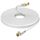 Ercielook Cat8 Lan Kabel 12m Hochgeschwindigkeits Netzwerkkabel 40 Gbit/s mit vergoldetem RJ45-Stecker für Router/Gaming/Modem, Größe: 12M, Farbe: Weiß