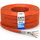 Germany B.e.s.t CAT 7 25M Simplex Netzwerkkabel Verlegekabel Kupfer LAN Kabel Ethernetkabel S/FTP 10 Gbit/s Kat 7 reines Kupfer Datenkabel PoE+ LSZH Datenkabel, Größe: 25m, Farbe: Simplex