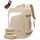 LOVEVOOK Rucksack Handgepäck Flugzeug, Reiserucksack Damen Gross, Travel Backpack Laptop Rucksäcke 17.3 Zoll mit Laptopfach, Carry On Luggage für Reise Arbeit Business Weekender, Größe: 18 zoll, Farbe: Beige Schwarz Braun