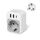 TESSAN Adapter Südafrika Steckdose, Reiseadapter Südafrika mit USB C, Reisestecker Namibia Stecker Adapter Typ M, 2500W Stromadapter für Namibia, Botswana, Indien, Nepal, Mosambik, Lesotho, Swasiland, Größe: EU to Südafrika 3USB, Farbe: Weiß