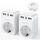 Reiseadapter Indien Adapter Deutschland Stecker Reisestecker Reiseadapter mit 2 USB 1USB C (3A) Steckdosenadapter Typ D für Sri Lanka (Teil), Indien, Nepal Indien Wand Ladegerät Ladestation (2PCS), Größe: 2 PCS, Farbe: EU to Indien x2