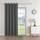 CUCRAF Verdunkelungsvorhang Thermovorhang 245×135cm Dunkelgrau Ösen, Größe: H245 x B135 cm (1er Pack), Farbe: Dunkelgrau
