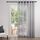 Topfinel Gardinen mit Ösen Voile Vorhang Halbtransparent Moderne Gardine Wohnzimmer Leinenoptik Vorhänge Kinderzimmer Gardinen Kurz Fenster 1er Set 240 x 300 cm (HxB) Dunkelgrau, Größe: H240 x B300 cm (1er Pack), Farbe: Grau