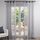 Topfinel Voile Vorhänge Leinenstruktur mit Ösen Durchsichtig Einfarbig für Fenster Wohnzimmer Schlafzimmer Moderne und Elegante Gardine 2er Set je 235x140cm (HxB) Dunkelgrau, Größe: H235 x B140 cm (2er Pack), Farbe: Dunkelgrau