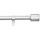 Amazon Basics Ausziehbare Gardinenstange mit Endkappen, 19 mm Durchmesser, 91 bis 183 cm, Nickel, Stil: Einzelstange - Endkappen, Größe: 91 bis 183 cm, Farbe: Nickel