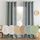 MIULEE Gardinen Vorhänge mit ösen Voile Vorhang kurz Modern Leinenoptik Halbtransparent Ösenvorhang für Wohnzimmer Kinderzimmer Raumteiler 2er Set Hellgrau 245x140 cm, Größe: H245 x B140 cm (2er Pack), Farbe: Hellgrau