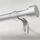 Silber Vorhangstange Ausziehbar Gardinenstange Curtain Rod Gardinenstangen für Fenster Outdoor (Silber, 76 to 305 cm), Größe: 76 to 305 cm, Farbe: Silber