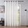 Topfinel Gardinen Wohnzimmer Vorhang Transparent Weisse Vorhänge Kinderzimmer Leinenoptik Gardinen 240 cm Hoch Übergardinen mit Ösen Streifen Gardinenschal 1er Set für Outdoor Balkon, Größe: H240 x B300 cm (1er Pack), Stückzahl: 1, Farbe: Weiß