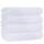 Polyte - Premium-Mikrofaserbadetuch - fusselfrei & schnelltrocknend - Weiss - 145 x 76 cm - 4 Stück, Farbe: Weiß