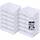 Utopia Towels - 12er Pack Seiftücher mit Aufhängeschlaufen 30x30 cm, aus 100% Baumwolle weiche und saugfähige Waschlappen für die Gesichtsreinigung (Weiss), Größe: 30 x 30 cm (12 Wash Cloths), Farbe: Weiß