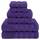 American Soft Linen Hochwertige türkische Baumwolle, luxuriöse Hotelqualität für maximale Weichheit und Saugfähigkeit., Größe: 6 Pieces Towel Set, Farbe: Violett