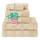 American Soft Linen Salem Türkisches Badetuch-Set, 100% Baumwolle, 600 g/m², 6 Stück Handtücher für Badezimmer, 2 Badetücher, 2 Handtücher, 2 Waschlappen, Beige, Größe: 6 Piece Xlarge Towel Set, Farbe: Beige