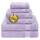 Cotton Paradise 6-teiliges Handtuch-Set, 100% Baumwolle, weich, saugfähig, türkische Handtücher für Badezimmer, 2 Badetücher, 2 Handtücher, 2 Waschlappen, lila Handtuch-Set, Größe: 6 Piece Bath Linen Sets, Farbe: Violett