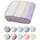 DEMMEX Bio-Baumwolle Hamamtuch 90x180 cm gross | Diamond Weave Pestemal | 100% Türkische Baumwolle Saunahandtuch | Leichtes Strandtuch & Badetuch | Saugstark, Schnelltrocknend & Platzsparend, Lavendel, Größe: Größe XL, Farbe: Lavendel
