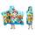 Franco Badetuch und Strandtuch für Kinder, weicher Baumwoll-Frottee, 61 x 127 cm, Paw Patrol Blau, Größe: 24” x 50”, Farbe: Blau