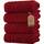 Hammam Linen Burgunderrote Handtücher 4er-Pack – 16 x 30 türkische Baumwolle Premium Qualität weich und saugfähig kleine Handtücher für Badezimmer, Größe: 16 in X 30 in Towel, Farbe: Burgunderfarben