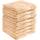 REDBEST Duschtuchset, Frottierset 8er-Pack Chicago apricot Grösse 70x140 cm - saugstark, strapazierfähig, ideal für Reisen, Sport (weitere Farben), Größe: Duschtuch 8er - 70x140 cm, Farbe: Apricot
