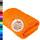 Lashuma Baumwollhandtuch 50x100 cm, London Frottee Handtuch Set Orange - Clementinen, Größe: Handtuch I 1 Stück I 50x100 cm, Farbe: Clementinen Orange