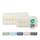 Müskaan® 4er Bambus Handtuch Set Natur, 50% Baumwolle & 50% Bambus, 450g/m² – 2X Duschtuch 70x140cm & 2X Handtuch 50x100cm – Öko-Tex, Handtücher Set Baumwolle, Handtuchset Weiss, 60°C waschbar, Größe: 2 Handtücher + 2 Duschtücher, Farbe: Natur
